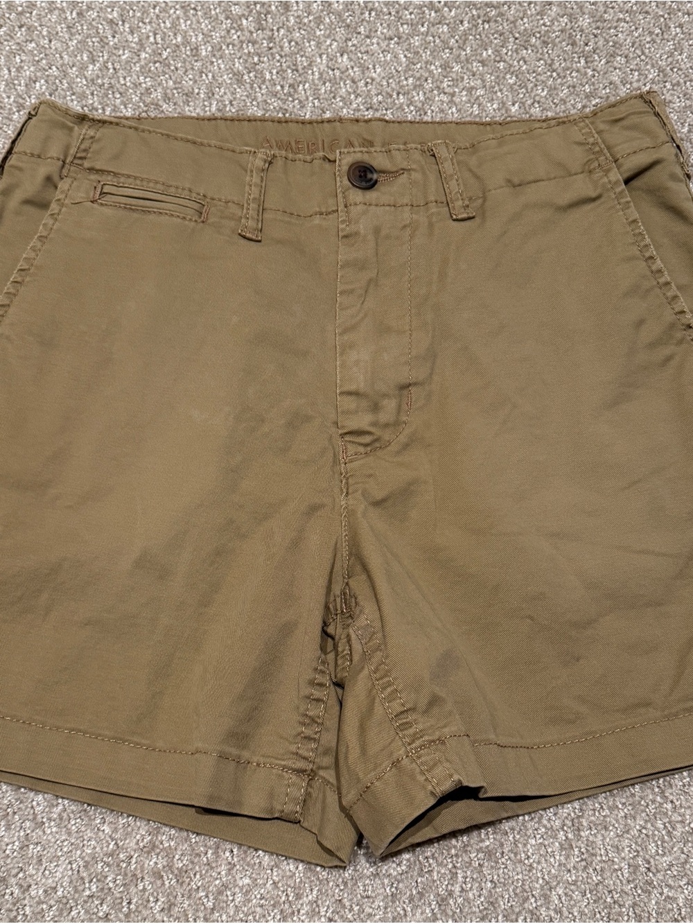 American Eagle Outfitters FLEX Men’s Khaki Flat Front Shorts